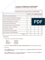 Escalas de Conners para Evaluar El TDAH