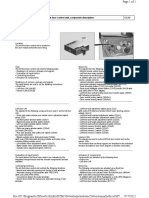 Left Front Door Control Unit, Component Description