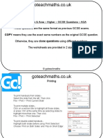 Pressure Force Area Higher GCSE Questions AQA