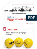 Técnicas de Plan de Mejora Grupal