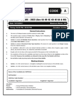 2023 - JEE-Main-6 - Paper (Gen 4A 4B 4C 4D 4E 6A & 6B)