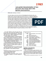 1985 - Lind - Purification and Partial Characterization of Two Major Allergens From The House Dust Mite Dermatophagoides Pteronyssinus