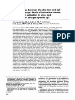 1988 - Van Der Zee Et Al. - Discrepancies Between The Skin Test and IgE Antibody Assays Study of Histamine Release, Complement Activation in