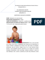 Projeto Acolhida e Adaptação Educ Inf