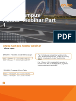 Aruba Campus Access Webinar Part 1