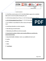 G 9 Revision Answer Key