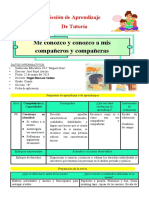 3° SESION DE TUTORÍA 22 de Mayo