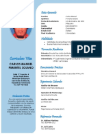 Curriculum de CARLOS MANUEL PIMENTEL SOLANO