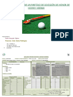 Ficha Análisis Partido Hockey Hierba