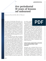 Periodontology 2000 - 2013 - Susin - Regenerative Periodontal Therapy 30 Years of Lessons Learned and Unlearned