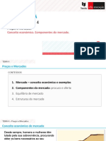 Tema 4.1 e 4.2 - Mercado - Conceito Económico e Exemplos. Componentes Do Mercado