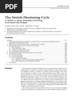 The Stretch-Shortening Cycle A Model To Study Naturally Occurring Neuromuscular Fatigue