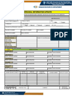 Form 23 Personal Information Update