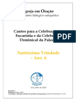 Caderno - Santíssima Trindade - Ano A - 2023