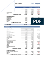 TEMPLATE Business Budget