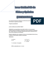 Tarea de Unidad 03 de Fisica y Quimica (SENATI) .