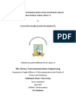 Driver Drowsiness Detection System Final Draft