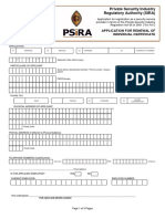 Renewal Certificate Individual Appl Form 2018 - New - May2018