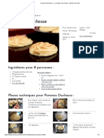 Pommes Duchesse - La Recette Avec Photos - Meilleur Du Chef