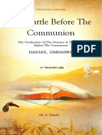 The Battle Before The Communion: Harare, Zimbabwe