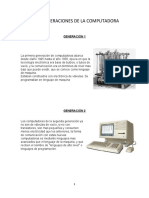 Las 8 Generaciones de La Computadora