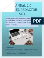 Manual 2.0 para Redactores SEO (Versión Octubre 2021)