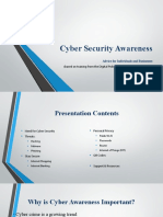 Cyber Security Awareness Presentation