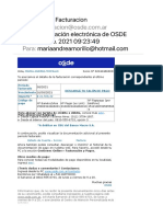 Facturación Electrónica de OSDE