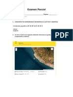 Examen Parcial - Topografía I