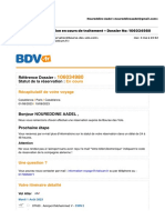 Bourse Des Vols - Réservation en Cours de Traitement - Dossier No 106034980