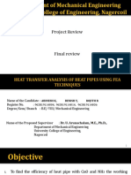 Heat Transfer Analysis of Heat Pipe