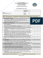 COT For CED Teaching Internship