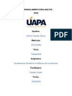 Fundamentos Filosoficos e Historicos de La Educacion Trabajo Final