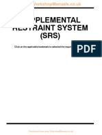 Supplemental Restraint System (SRS) : Click On The Applicable Bookmark To Selected The Required Model Year