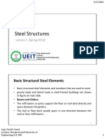 Steel Structures - Lecture 3