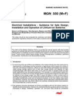 MGN 550 Electrical Installations - Guidance For Safe Design Installatio...