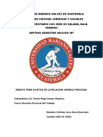 Ensayo Sujetos de La Relacion Juridica Procesal PDF1