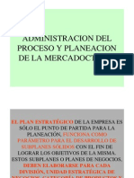 Admin Is Trac Ion Del Proceso y Planeacion de La Mercadoctenia