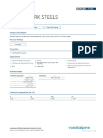 Cold Work Steels: Available Product Variants