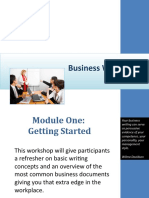 Business Writing PowerPoint Slides