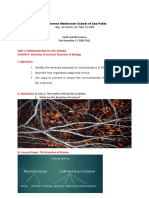 Week 7 Module 10 (8th Lecture) Branches of Biology