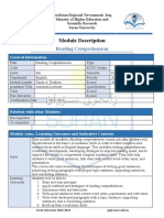 Coursebook of Academic Reading Comprehension