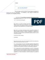 Lei 13.245 de 2016 - Alteração No Estatuto Da OAB - DPP