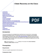 Errdisable Port State Recovery On The Cisco IOS Platforms