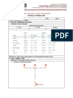 PFT Skill Related Fitness CBPA