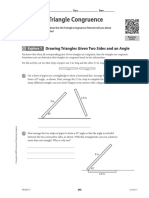 5.3 SAS Triangle Congruence: Drawing Triangles Given Two Sides and An Angle