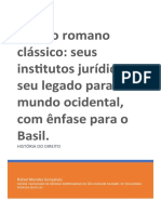 Direito Romano Clássico