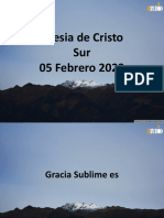 Iglesia de Cristo Sur 05 Febrero 2023