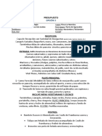 Presupuesto Egresados - Opcion 3 2023 ENERO...