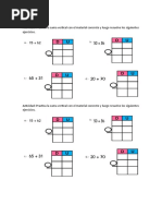 Sumas Verticales Actividad en Clases y en El Cuaderno